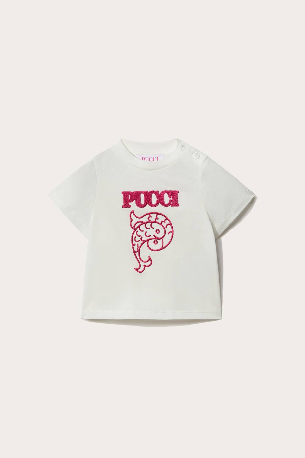 Pucci Logo-Appliqué Cotton T-Shirt Online Outlet