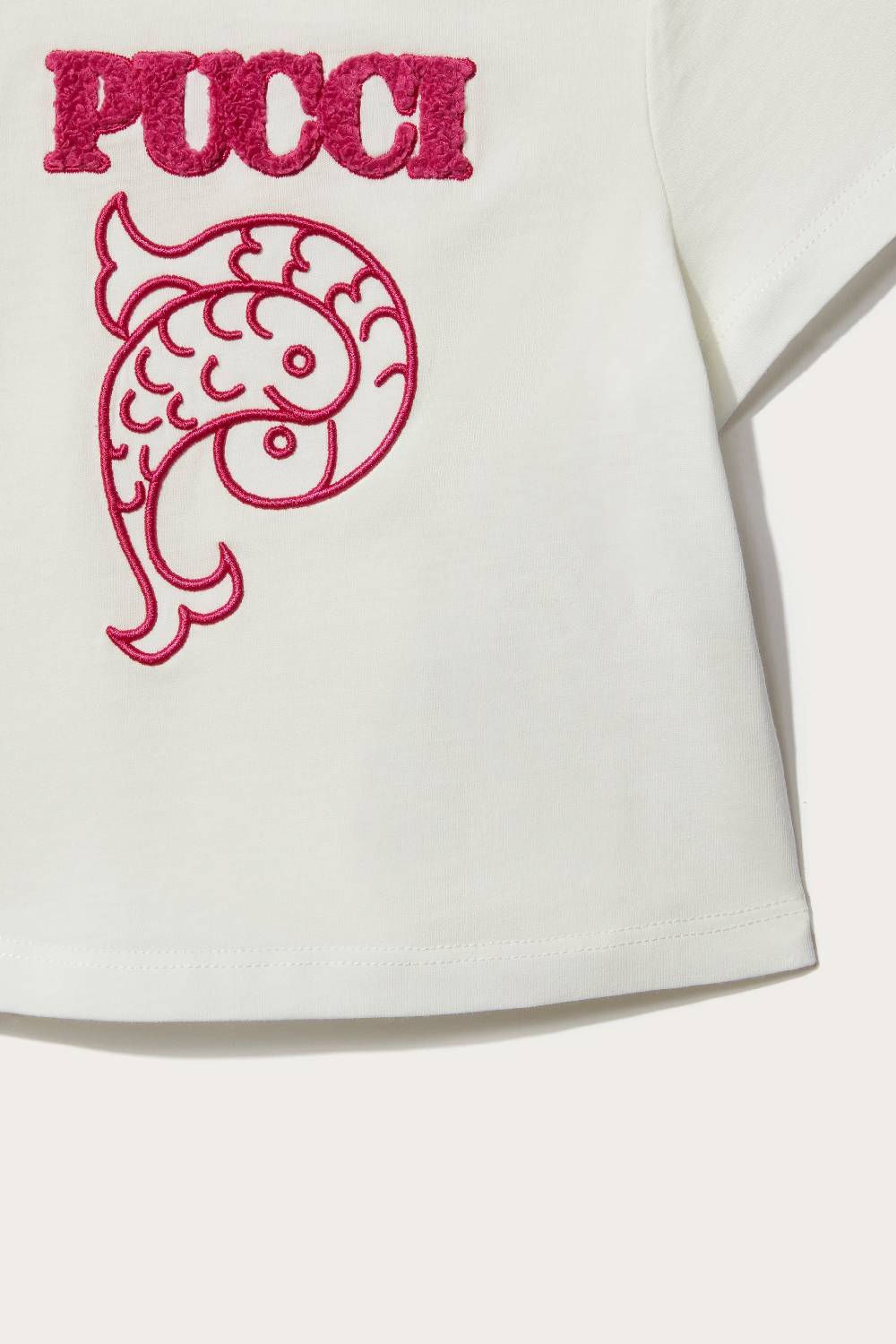 Pucci Logo-Appliqué Cotton T-Shirt Online Outlet