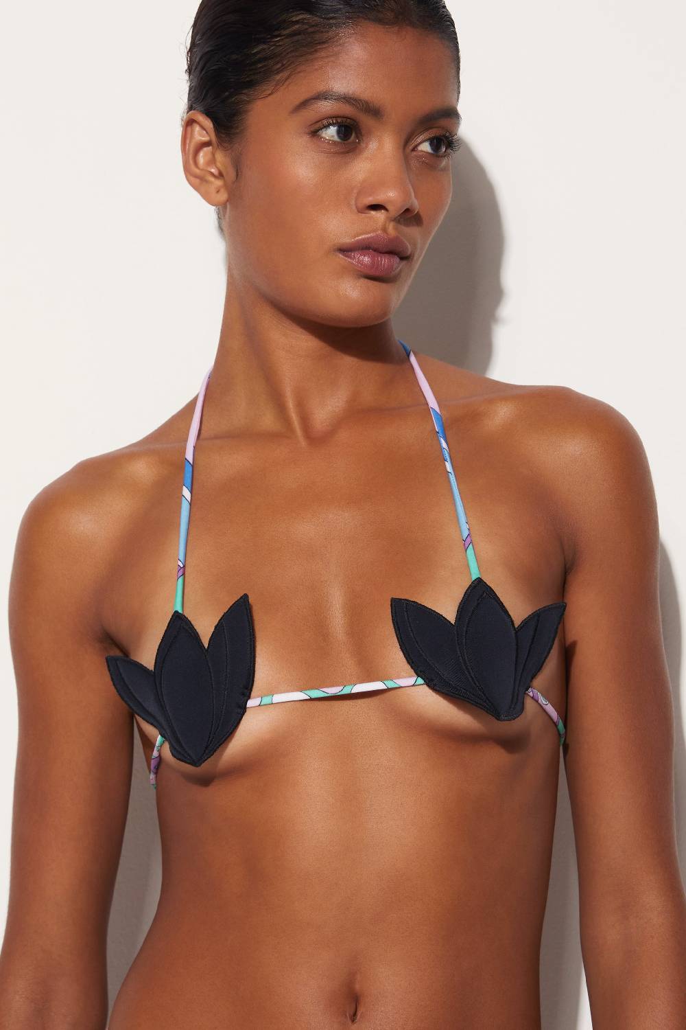 Pucci Top bikini con finiture Iride Comprane uno, ottenene uno gratis