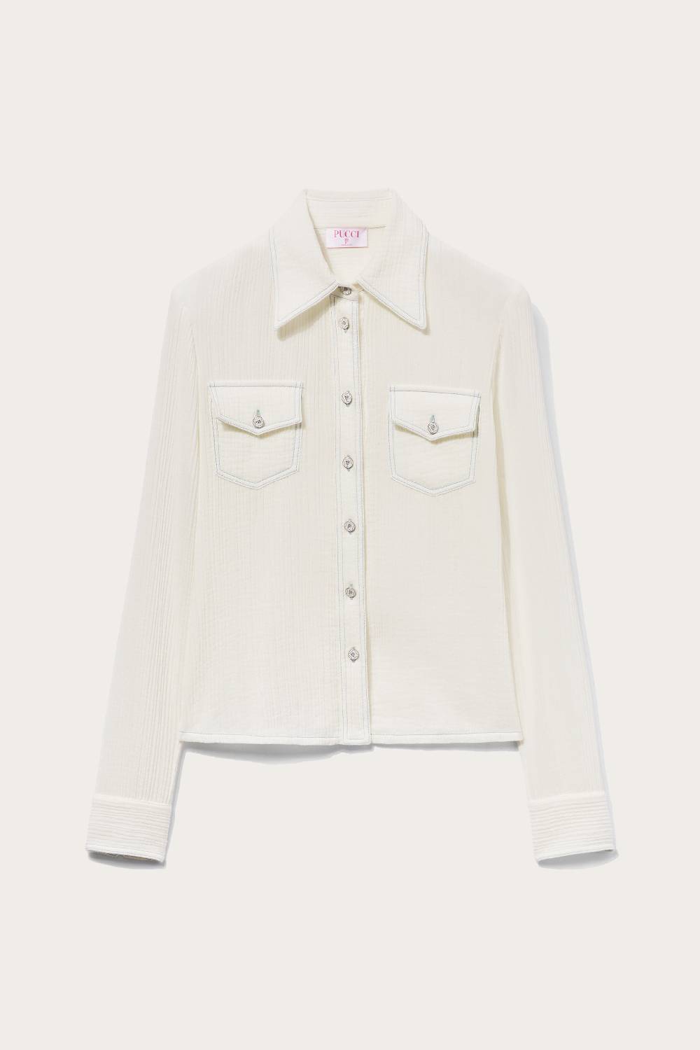 Pucci Camicia in crepon di cotone