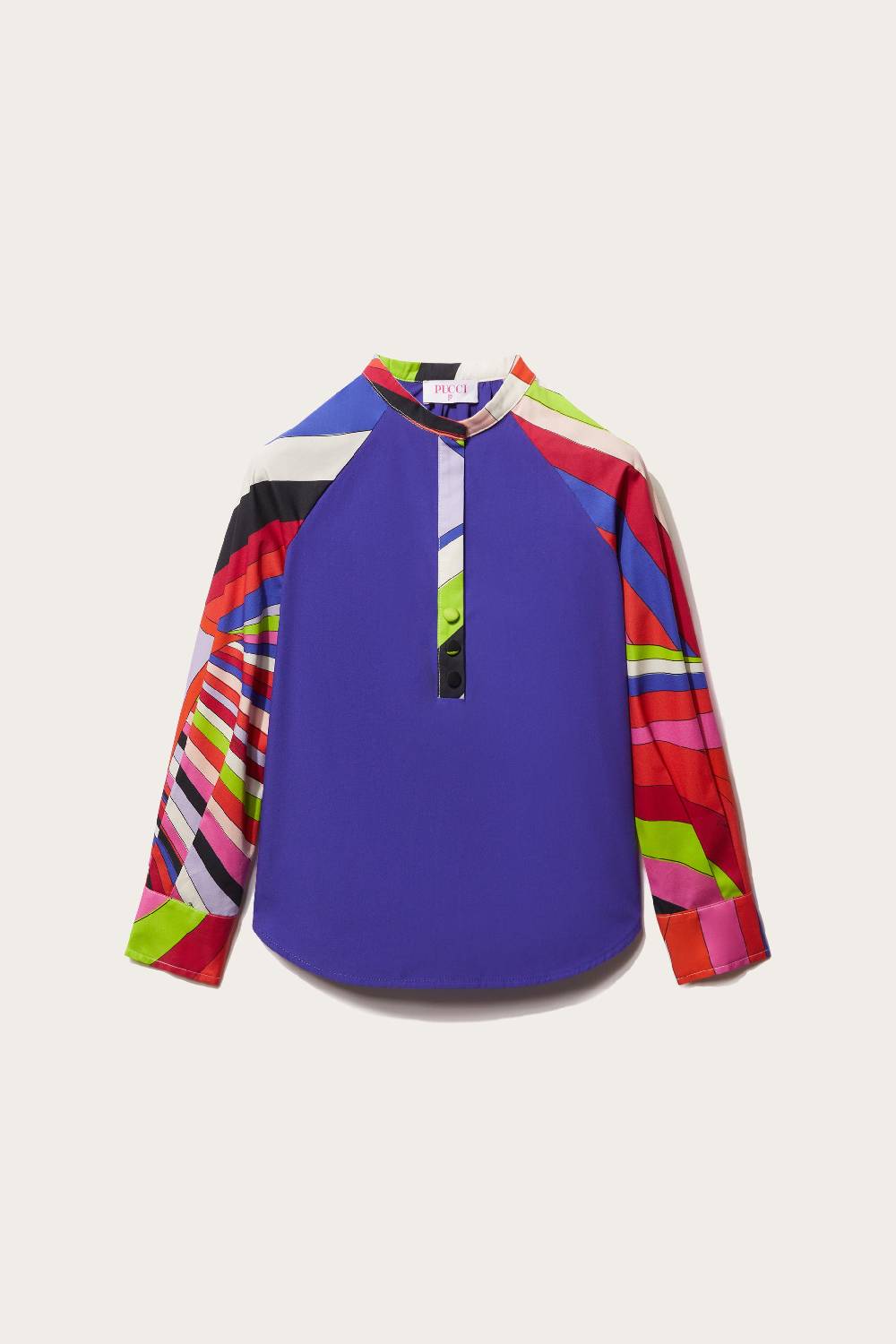 Pucci Iride-Print Cotton Shirt Enormi sconti