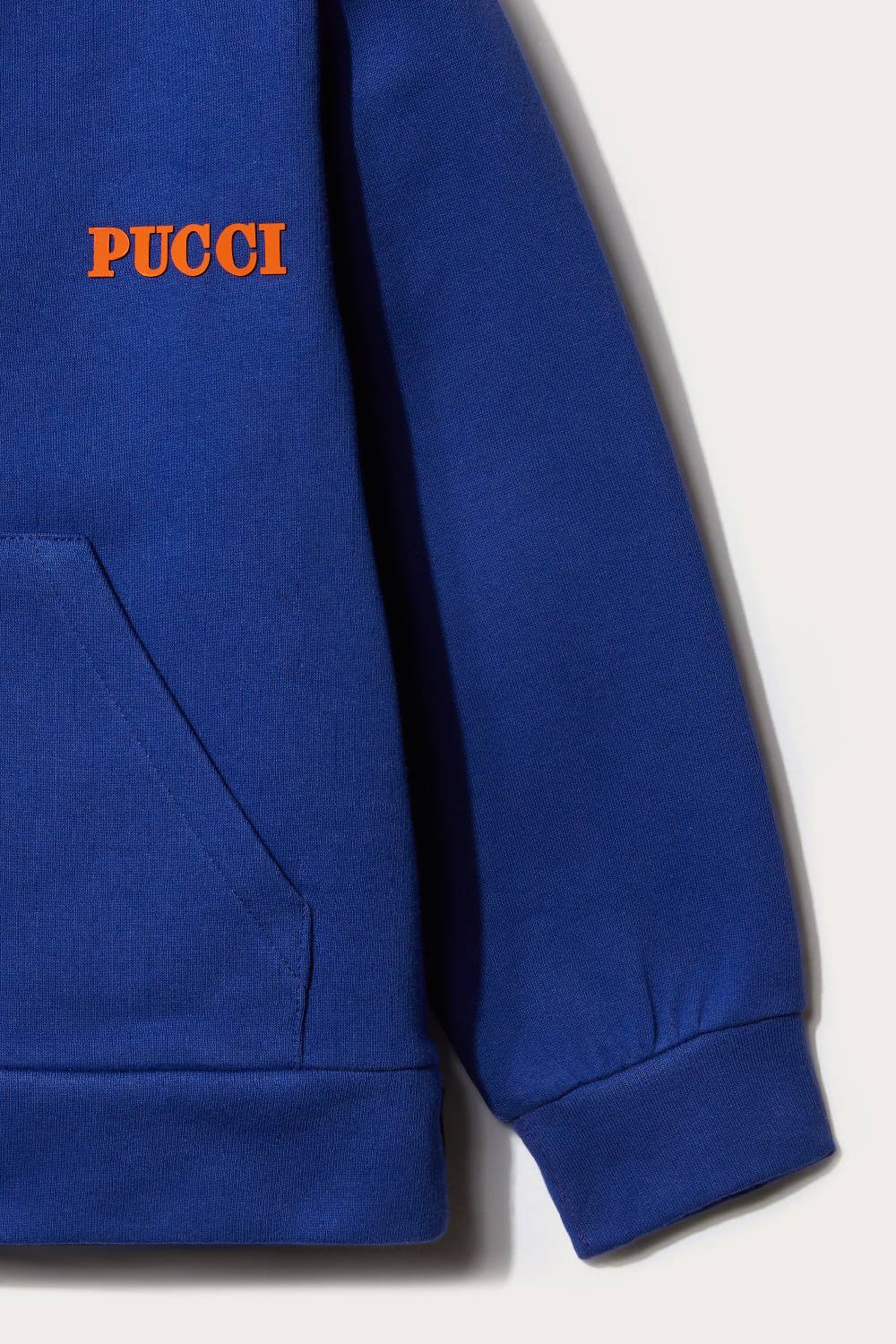Pucci Logo-Print Cotton Hoodie Officina