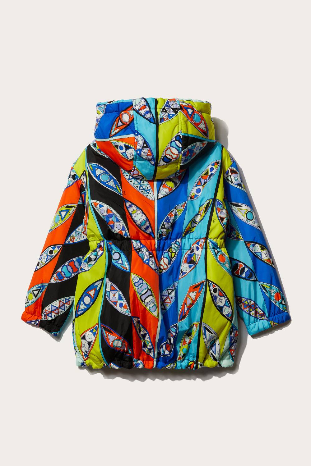 Pucci Girandole-Print Hooded Jacket Esporta salva