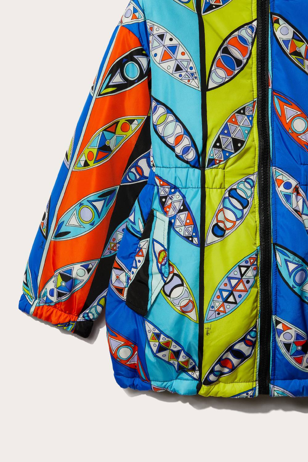Pucci Girandole-Print Hooded Jacket Esporta salva