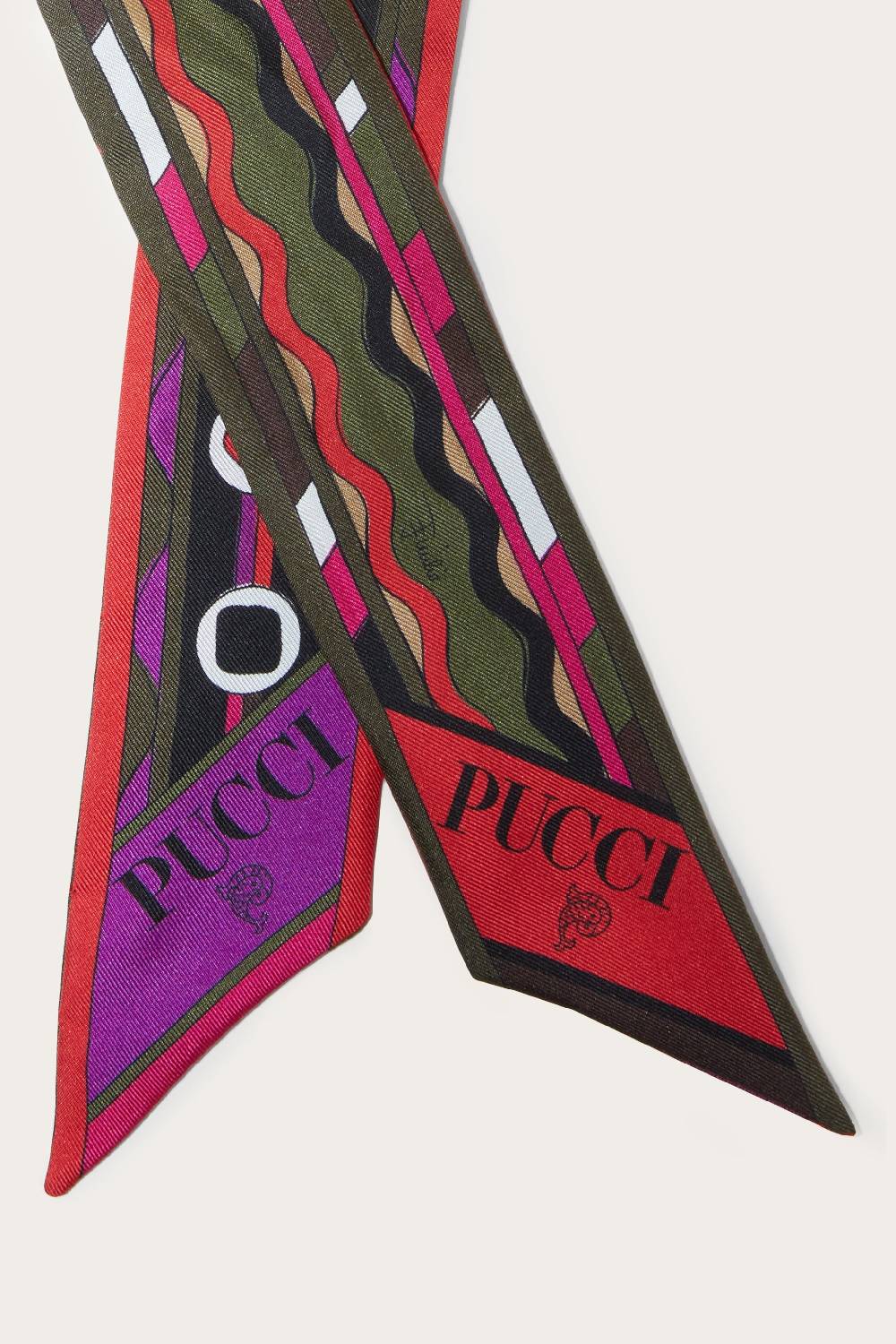 Pucci Foulard in seta con stampe Vivara e Bersaglio Sconti questo mese