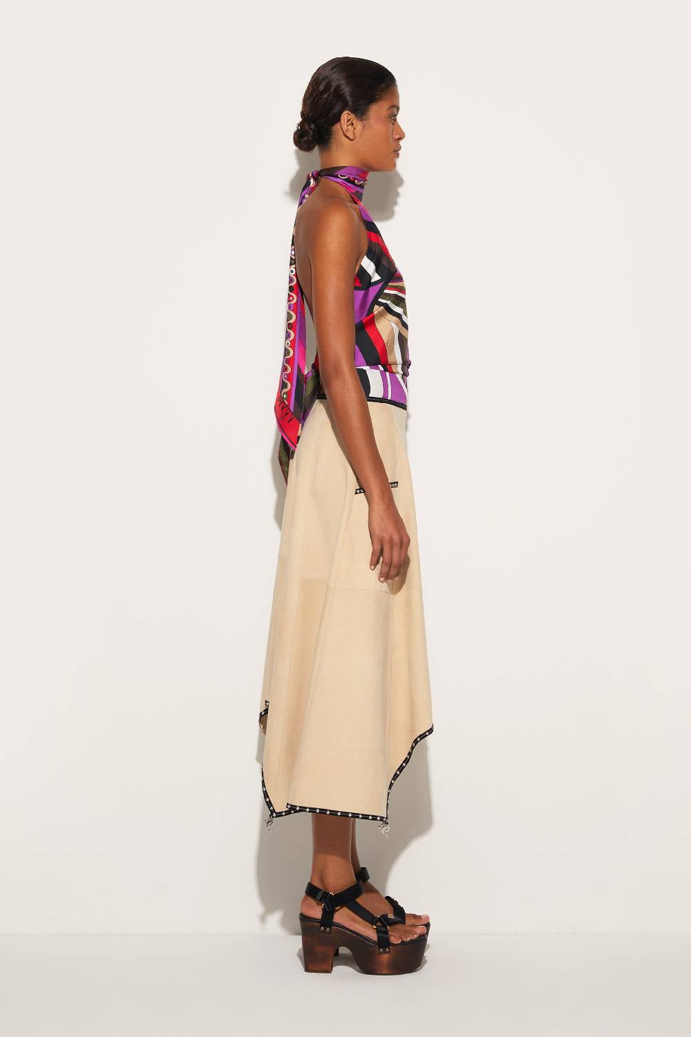 Pucci Top in seta con stampa Iride 2025