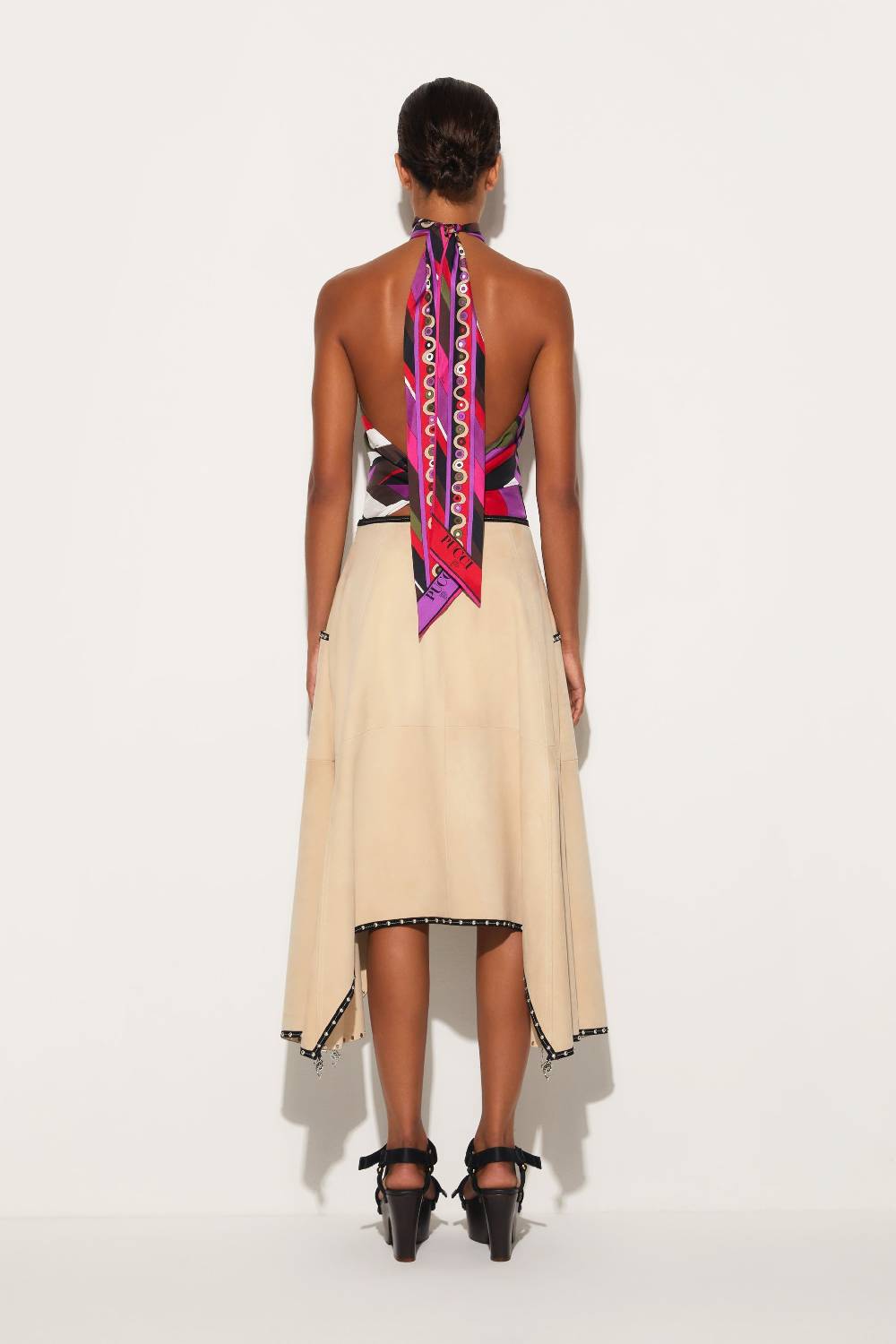 Pucci Top in seta con stampa Iride 2025