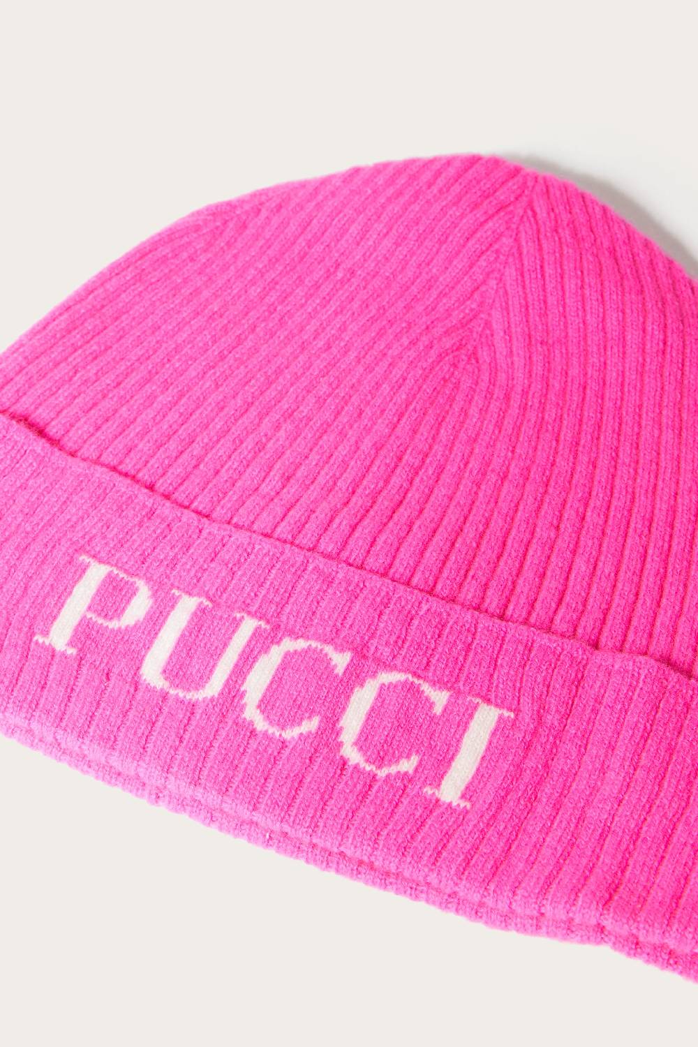 Pucci Logo-Intarsia Beanie Hat Spedizione Gratuita