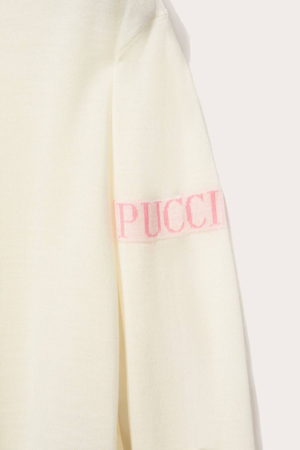 Pucci Logo-Appliqué Wool Sweater Promozione Limitata