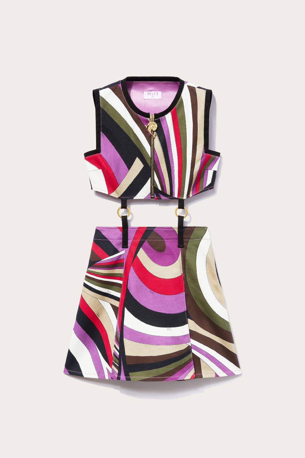 Pucci Mini abito con stampa Iride Fino Al -60%
