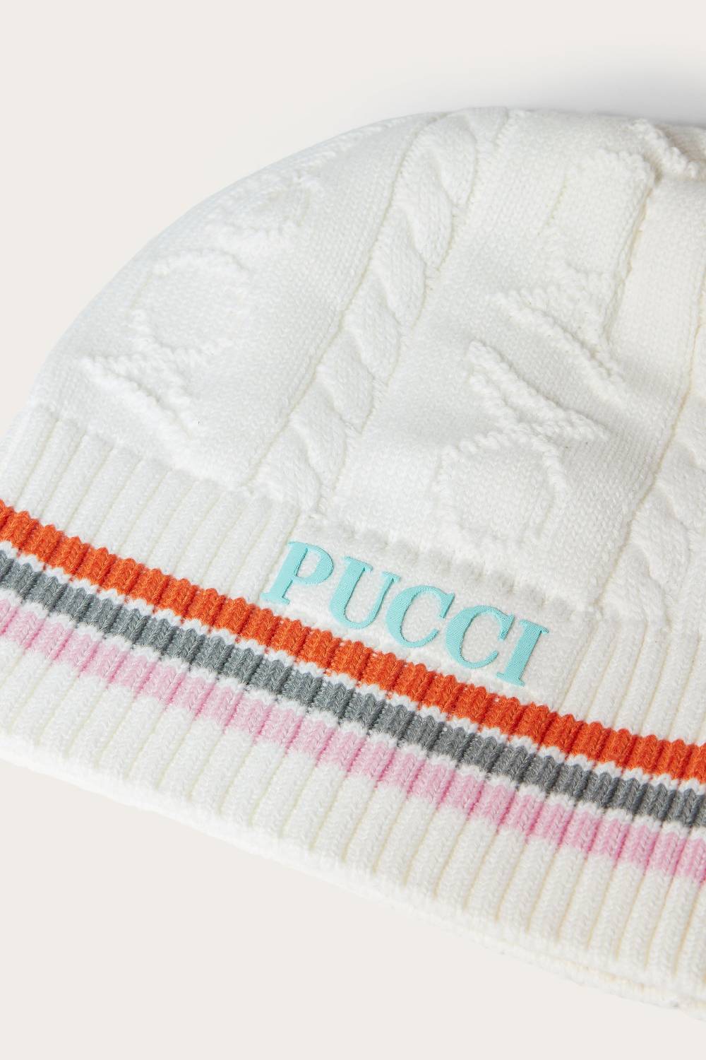 Pucci Logo-Appliqué Beanie Hat Outlet
