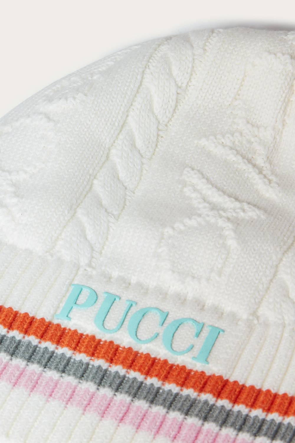 Pucci Logo-Appliqué Beanie Hat Outlet