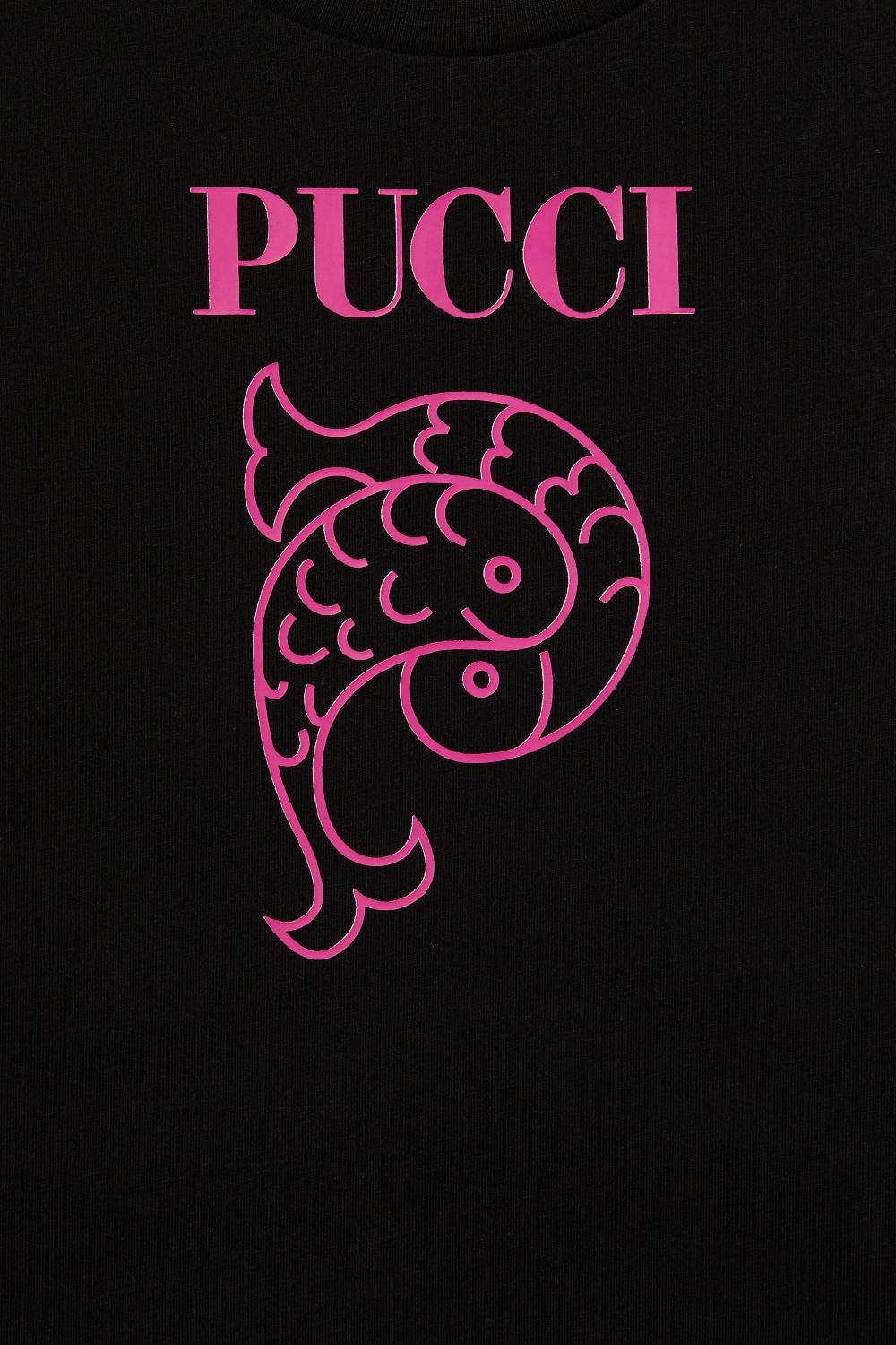 Pucci Logo-Print Cotton T-Shirt Negozio