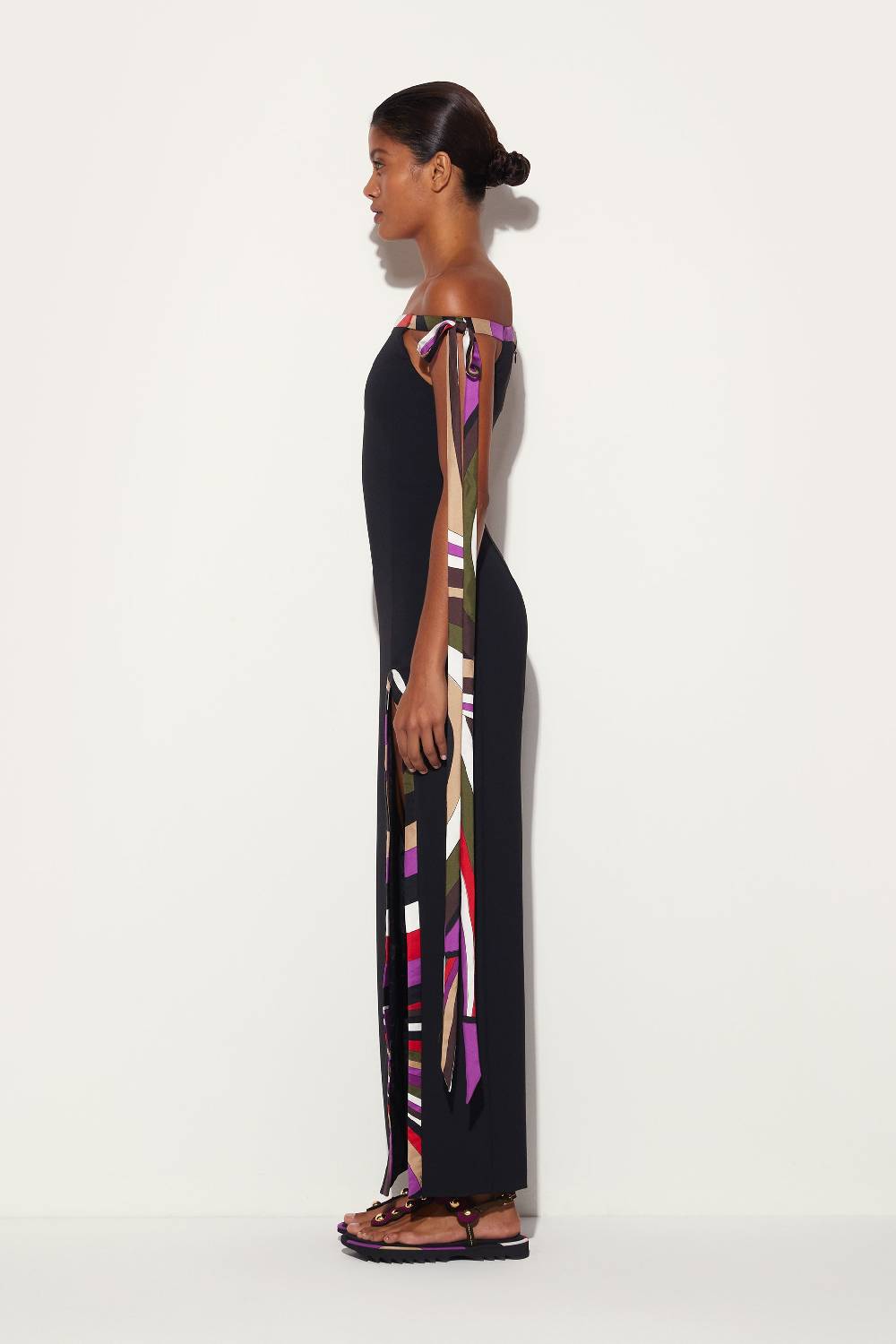 Pucci Abito lungo con finiture Iride Offerta esclusiva