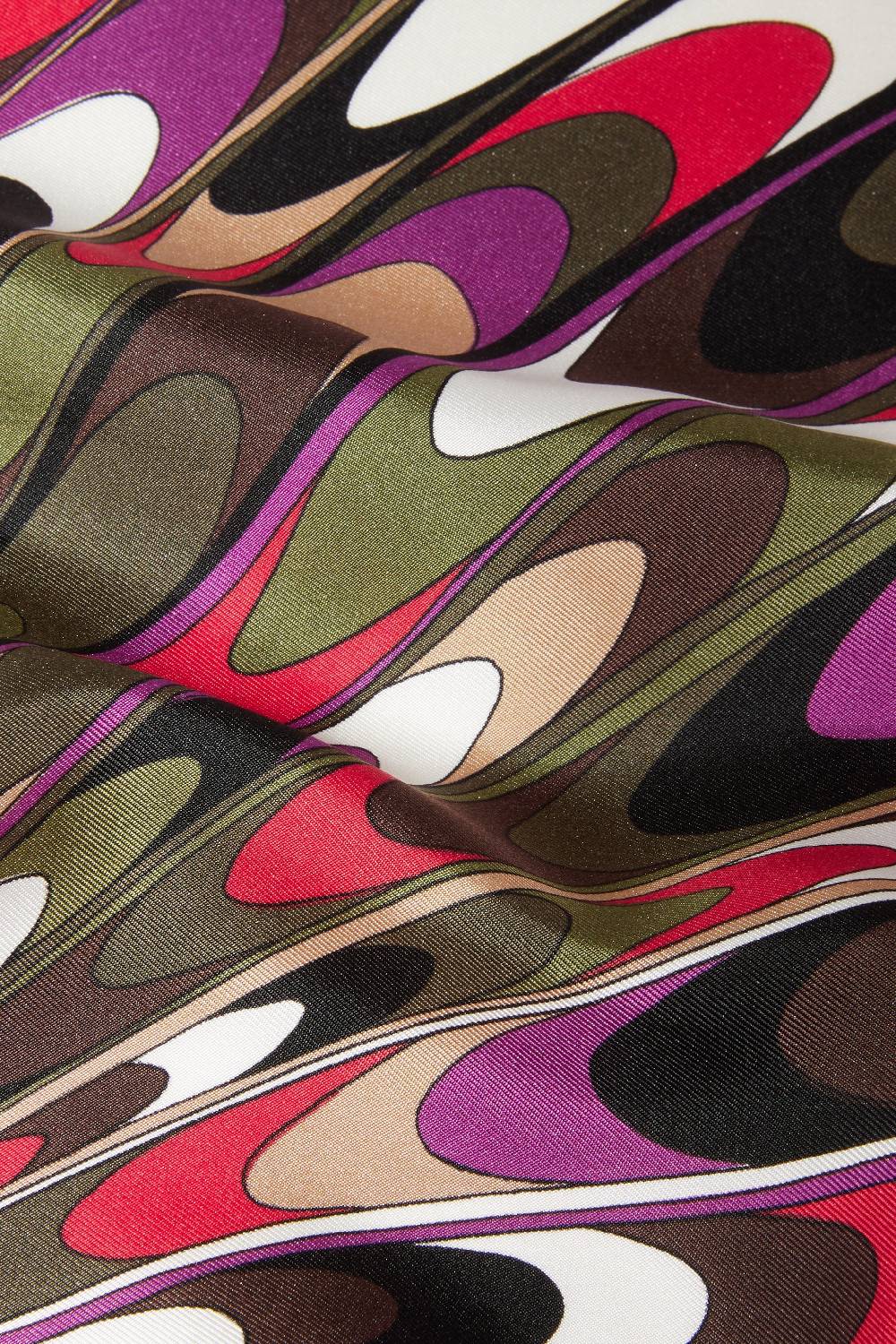 Pucci Carré piccolo in seta con stampa Onde Latest fashion