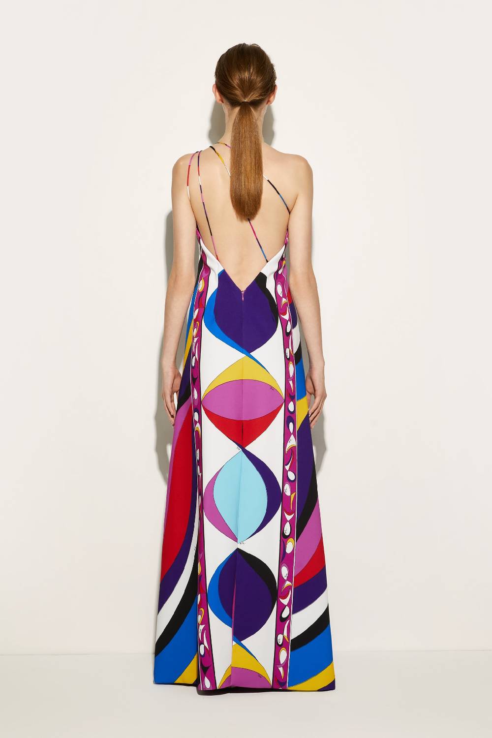 Pucci Abito monospalla con stampa Pesci Lightning offer