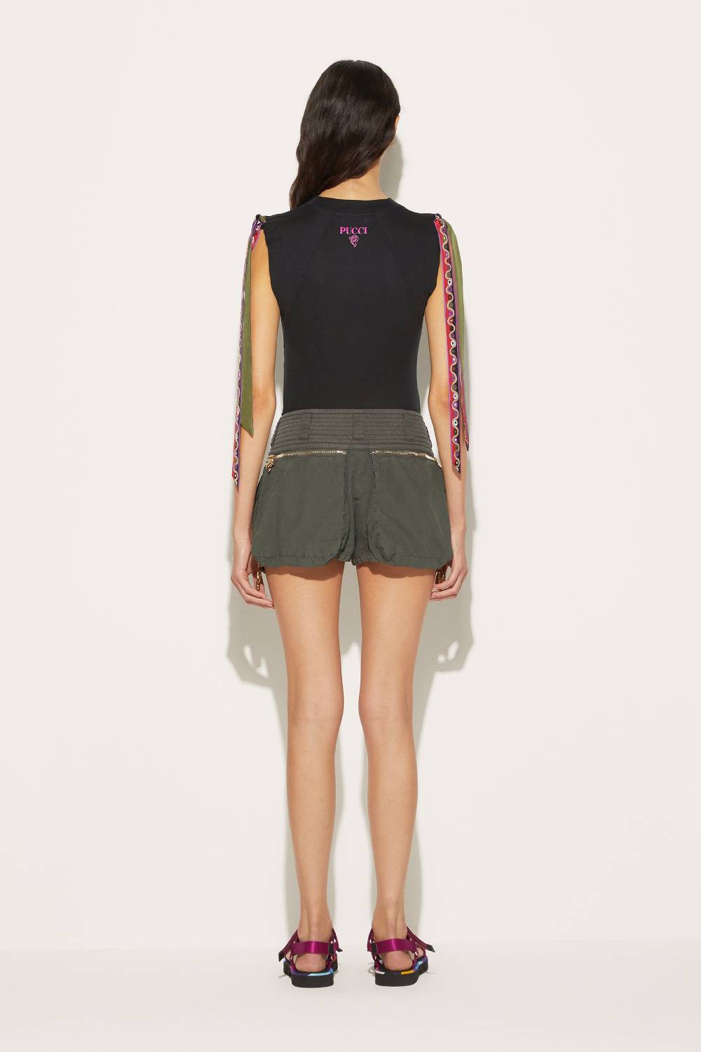 Pucci Top con inserti Iride Offerte stagionali