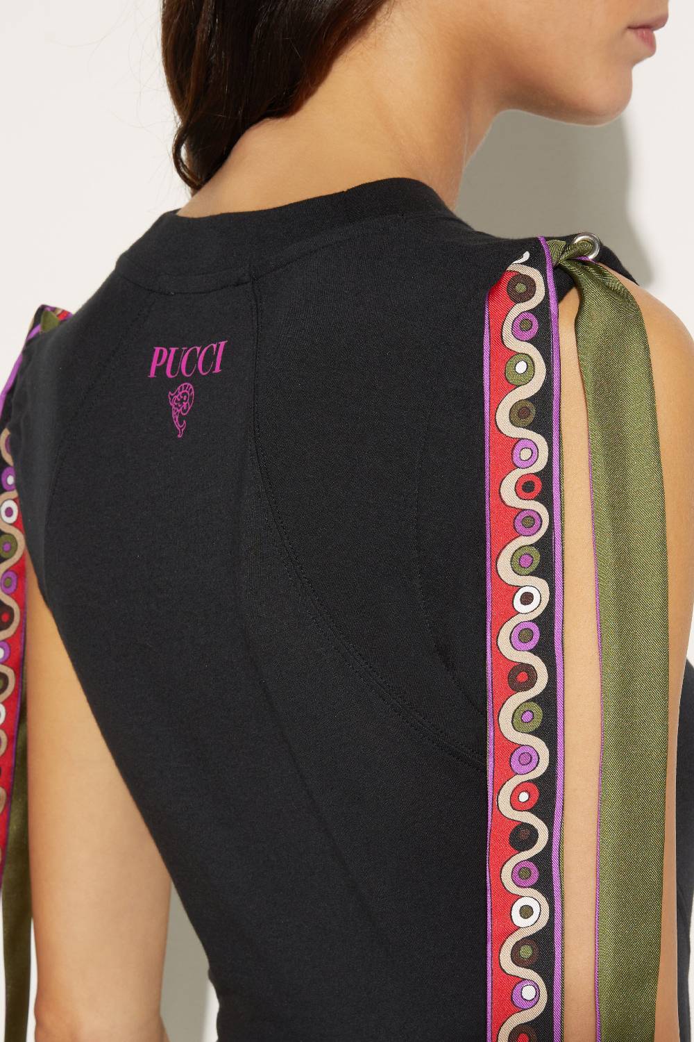 Pucci Top con inserti Iride Offerte stagionali