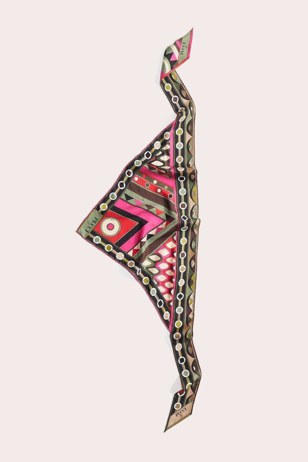 Pucci Foulard in seta con stampa Vivara Liquidazione