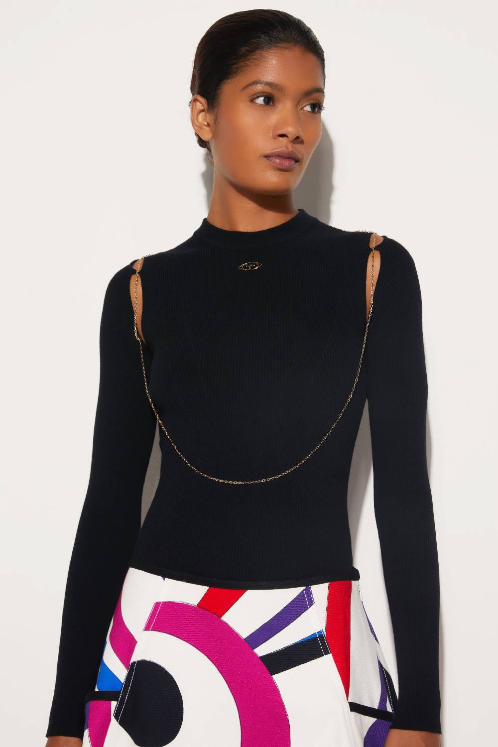 Pucci Top con dettaglio a catena Latest stili
