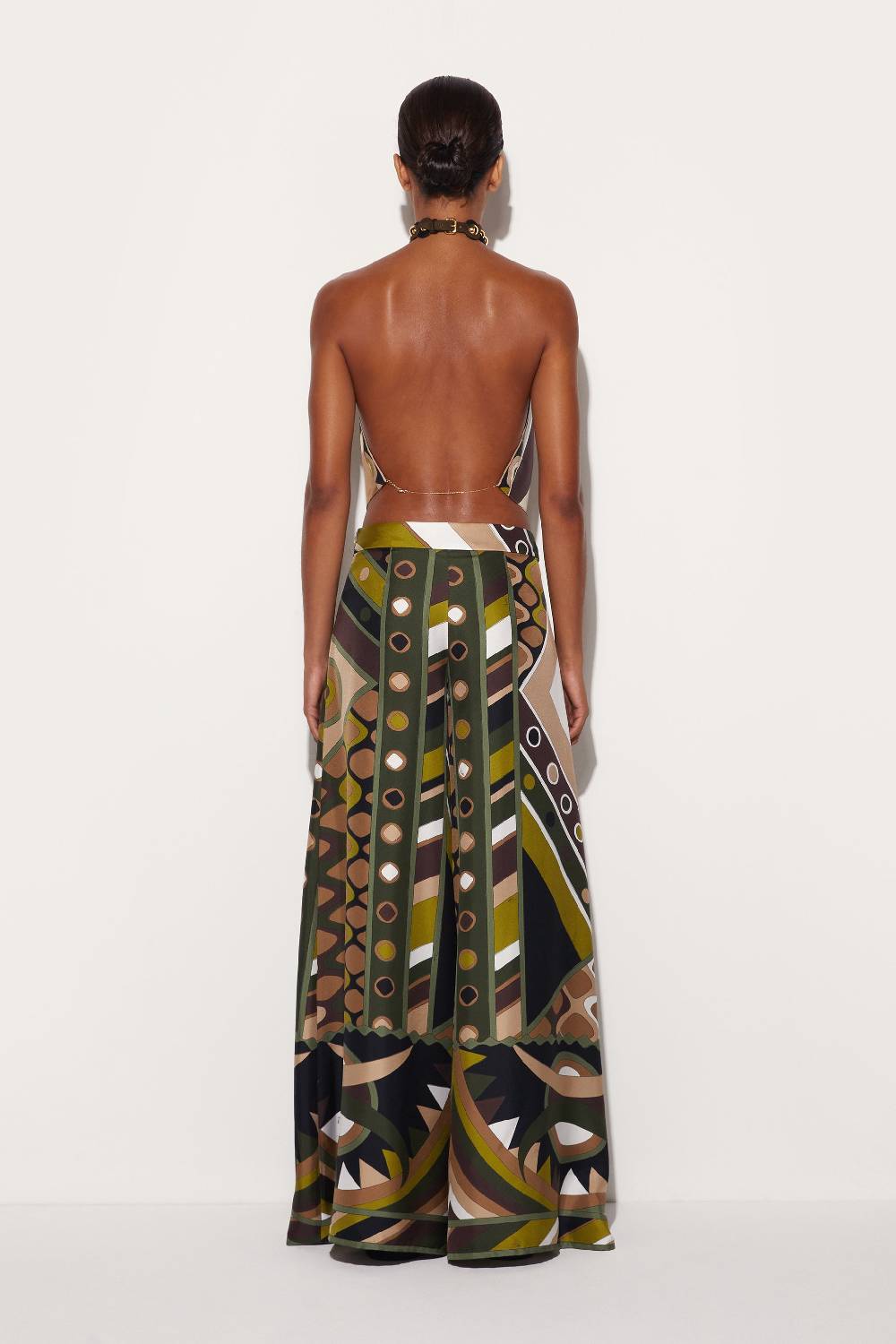 Pucci Top in seta con stampa Pesci Ultimo giorno