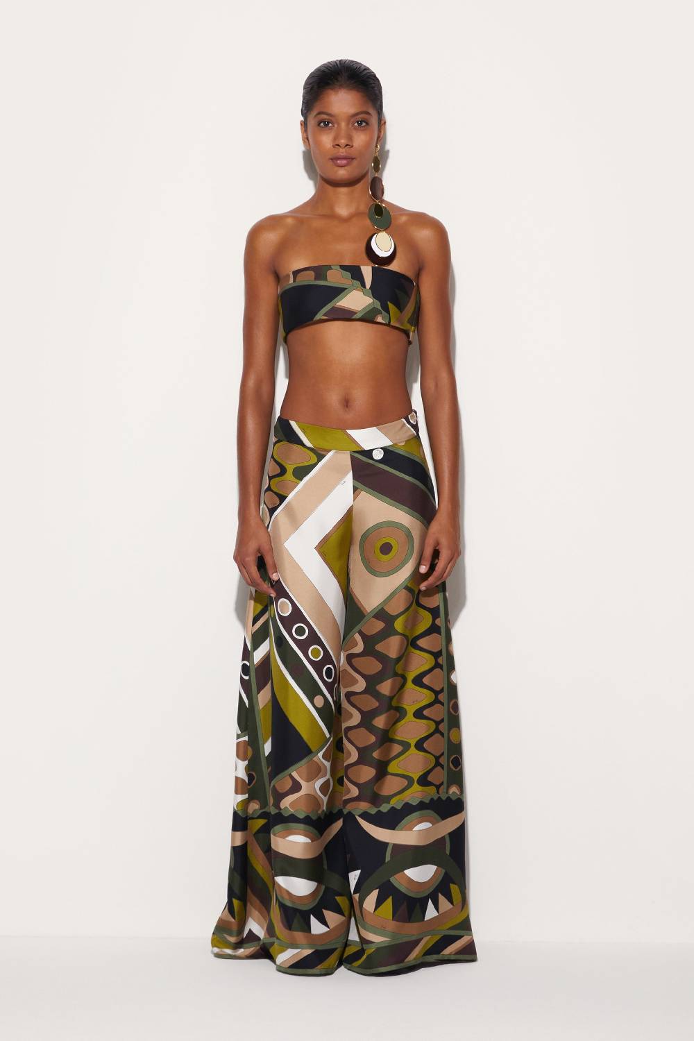 Pucci Pantaloni in seta con stampa Vivara Promozione temporanea