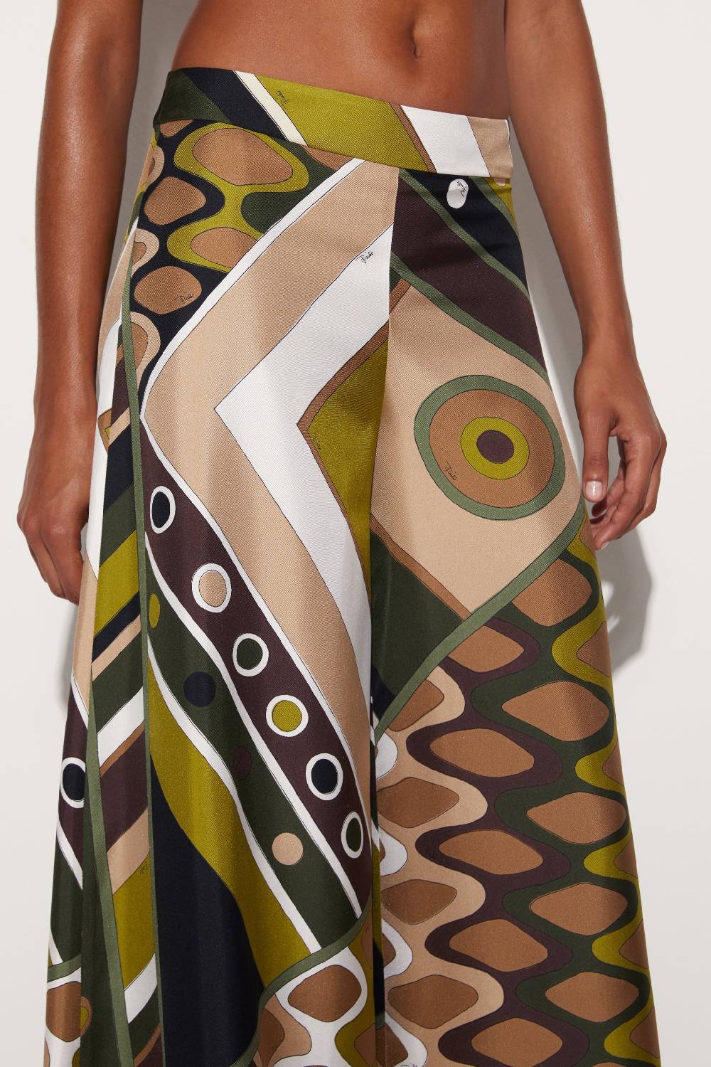 Pucci Pantaloni in seta con stampa Vivara Promozione temporanea
