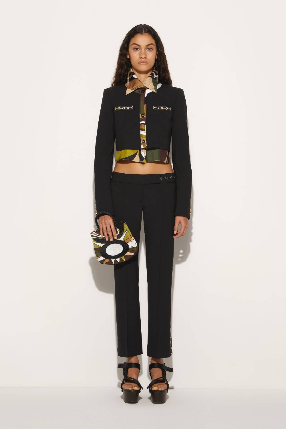 Pucci Giacca cropped con finiture Vivara Fino al 50% di sconto