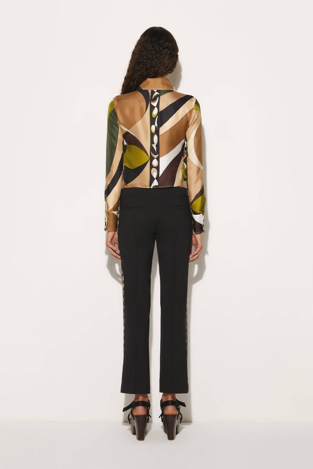 Pucci Camicia in seta con stampa Pesci Fino al 65% di sconto