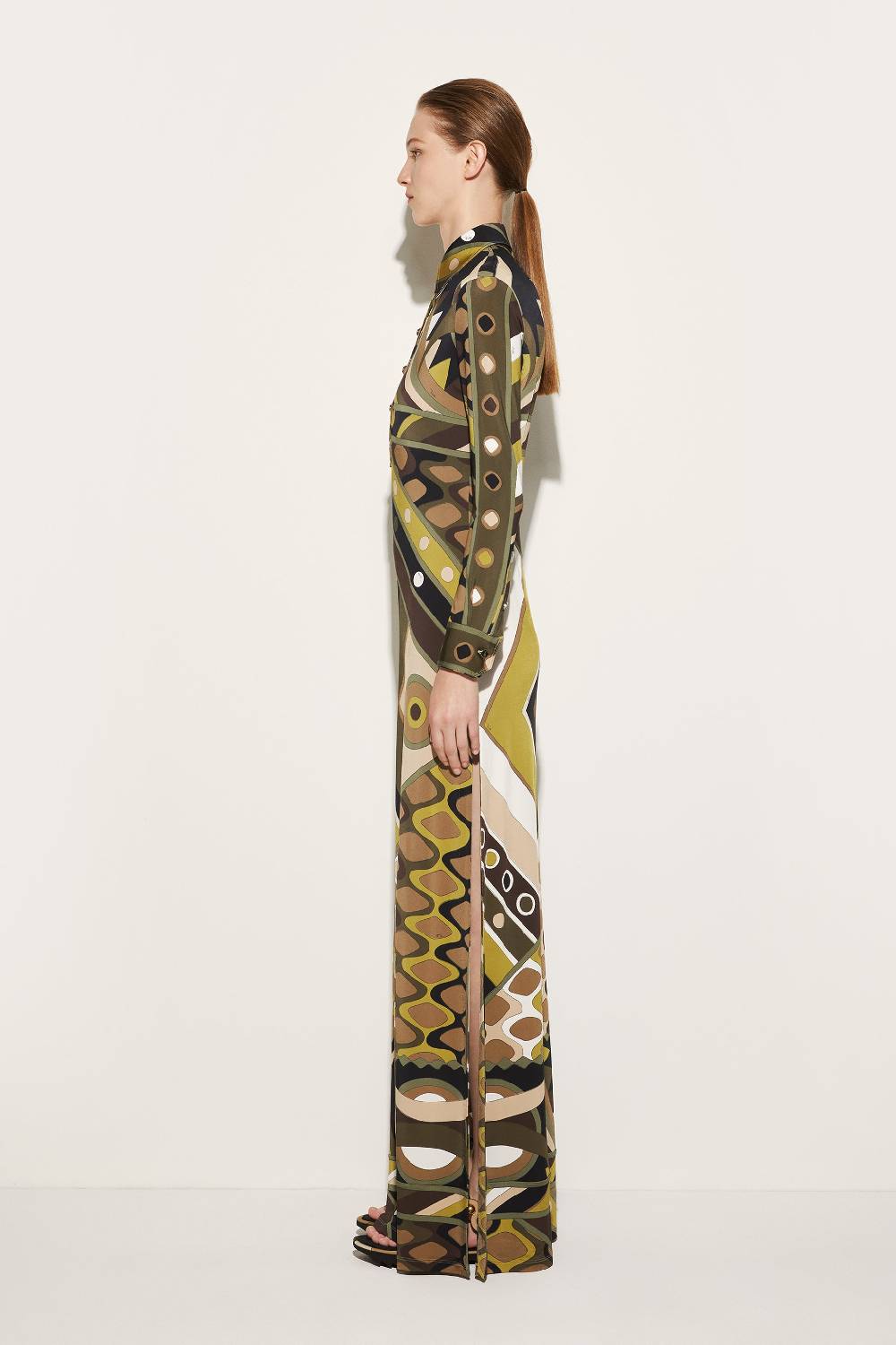 Pucci Abito lungo con stampa Vivara Offerta speciale della fabbrica