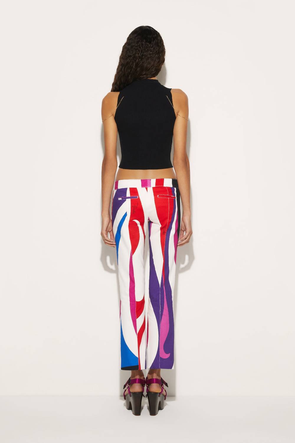 Pucci Top con dettaglio a catena Officina