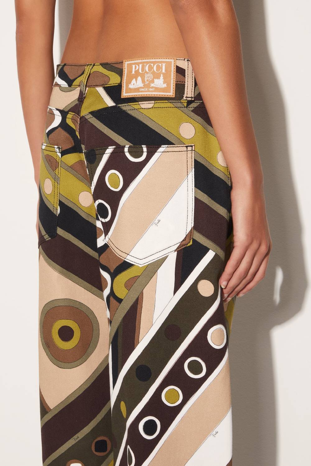 Pucci Pantaloni a gamba ampia con stampa Vivara Limitato a 3 giorni