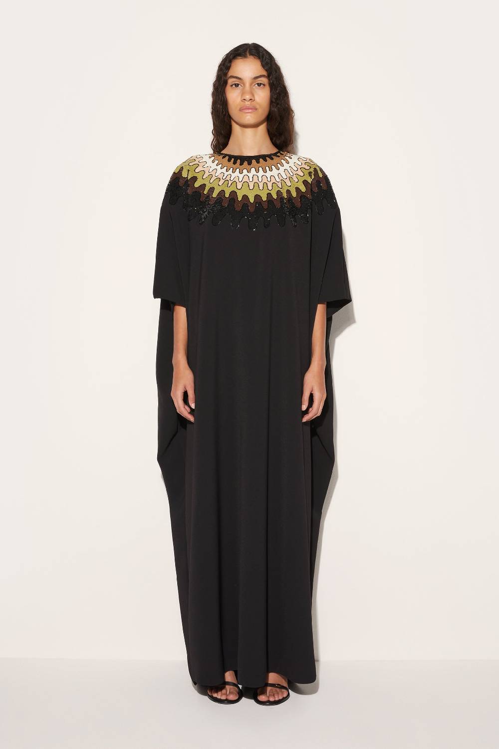 Pucci Abito kaftano con paillettes e motivo Bersaglio Black Friday Prezzi
