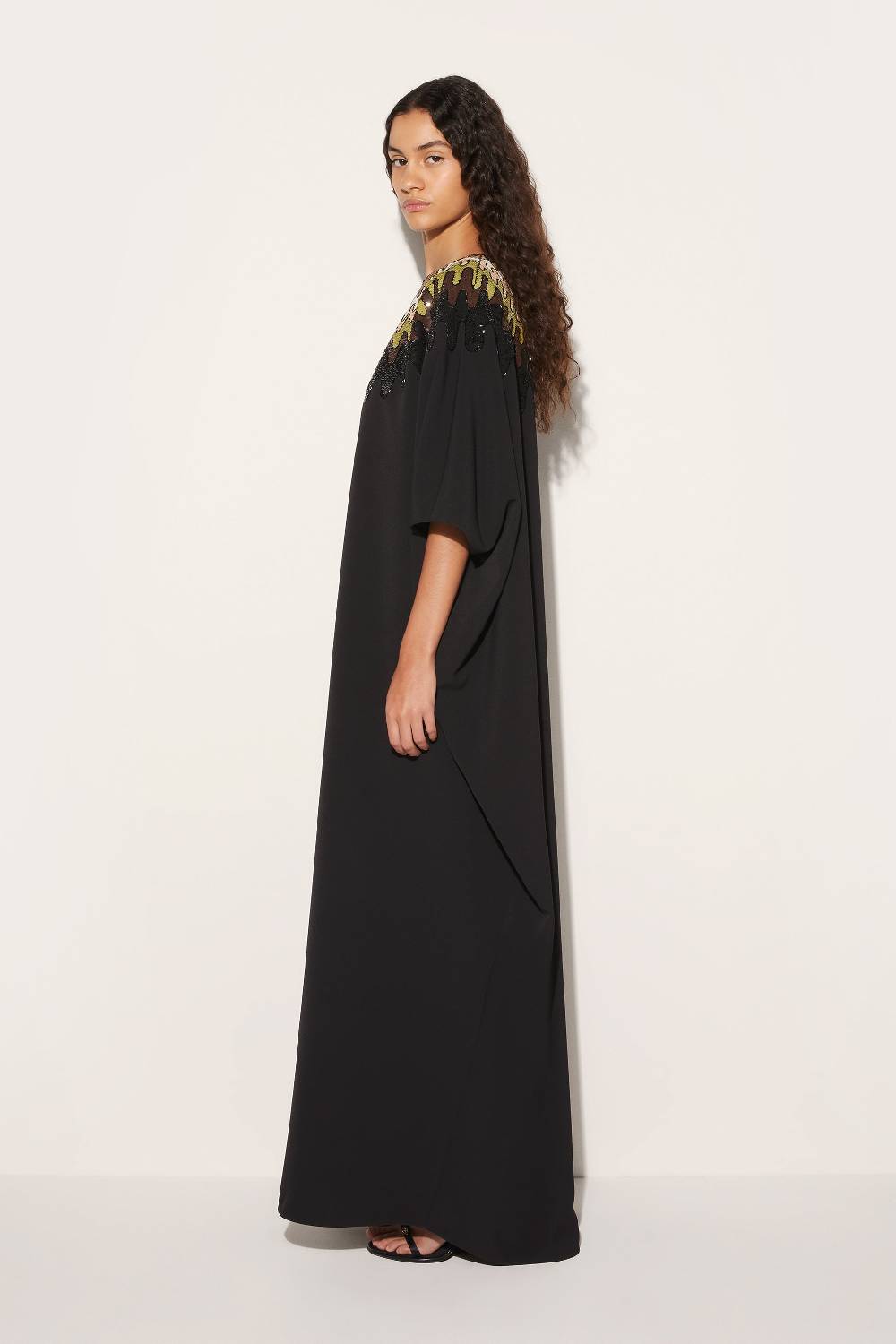 Pucci Abito kaftano con paillettes e motivo Bersaglio Black Friday Prezzi