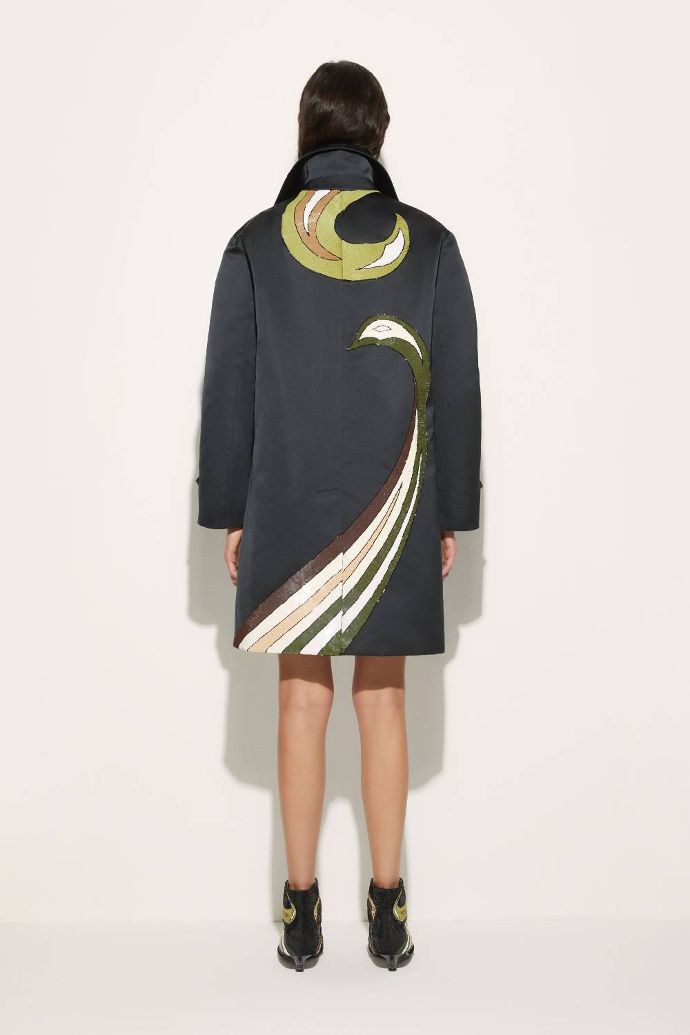 Pucci Trench con motivo Cigni Duty-free