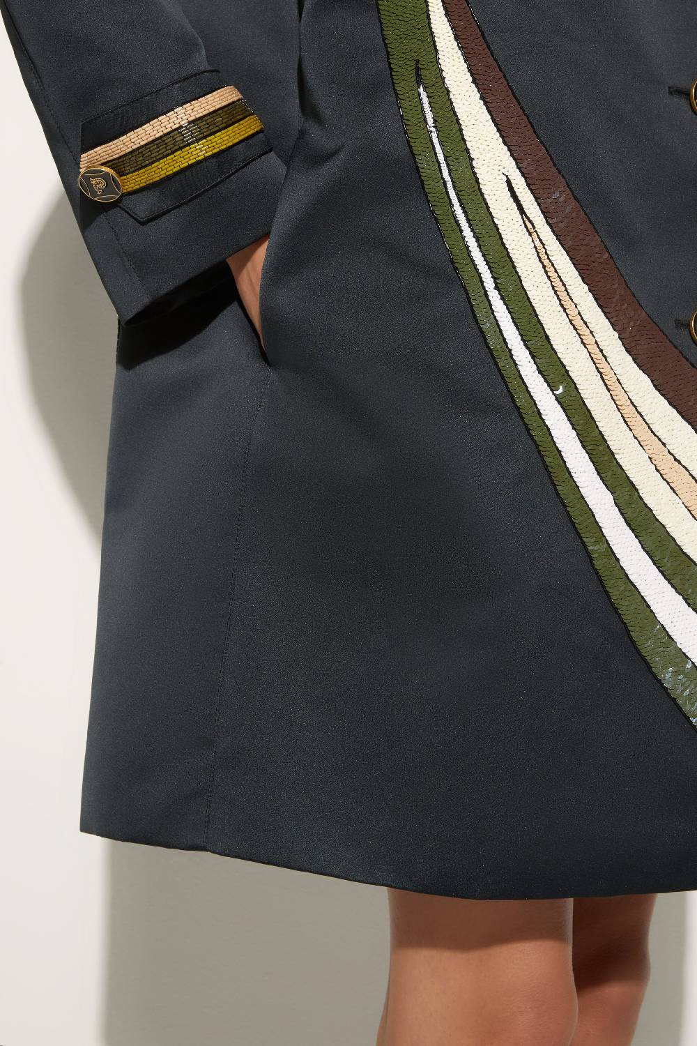 Pucci Trench con motivo Cigni Duty-free