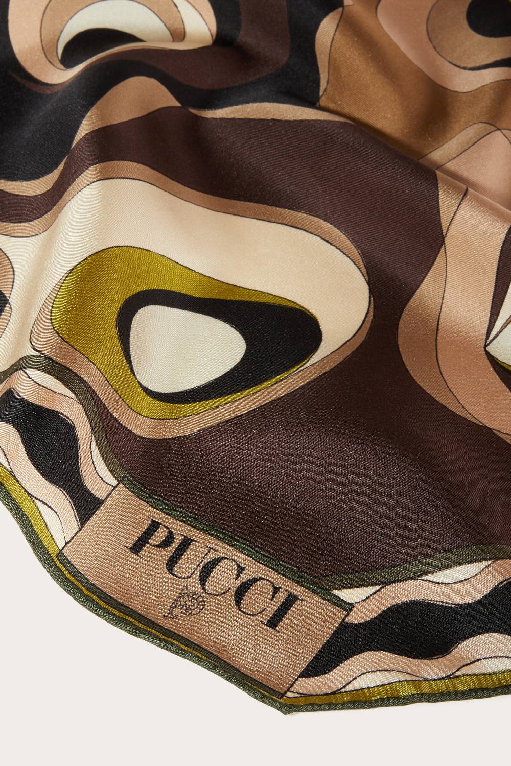 Pucci Foulard in seta con stampa Bersaglio Italia