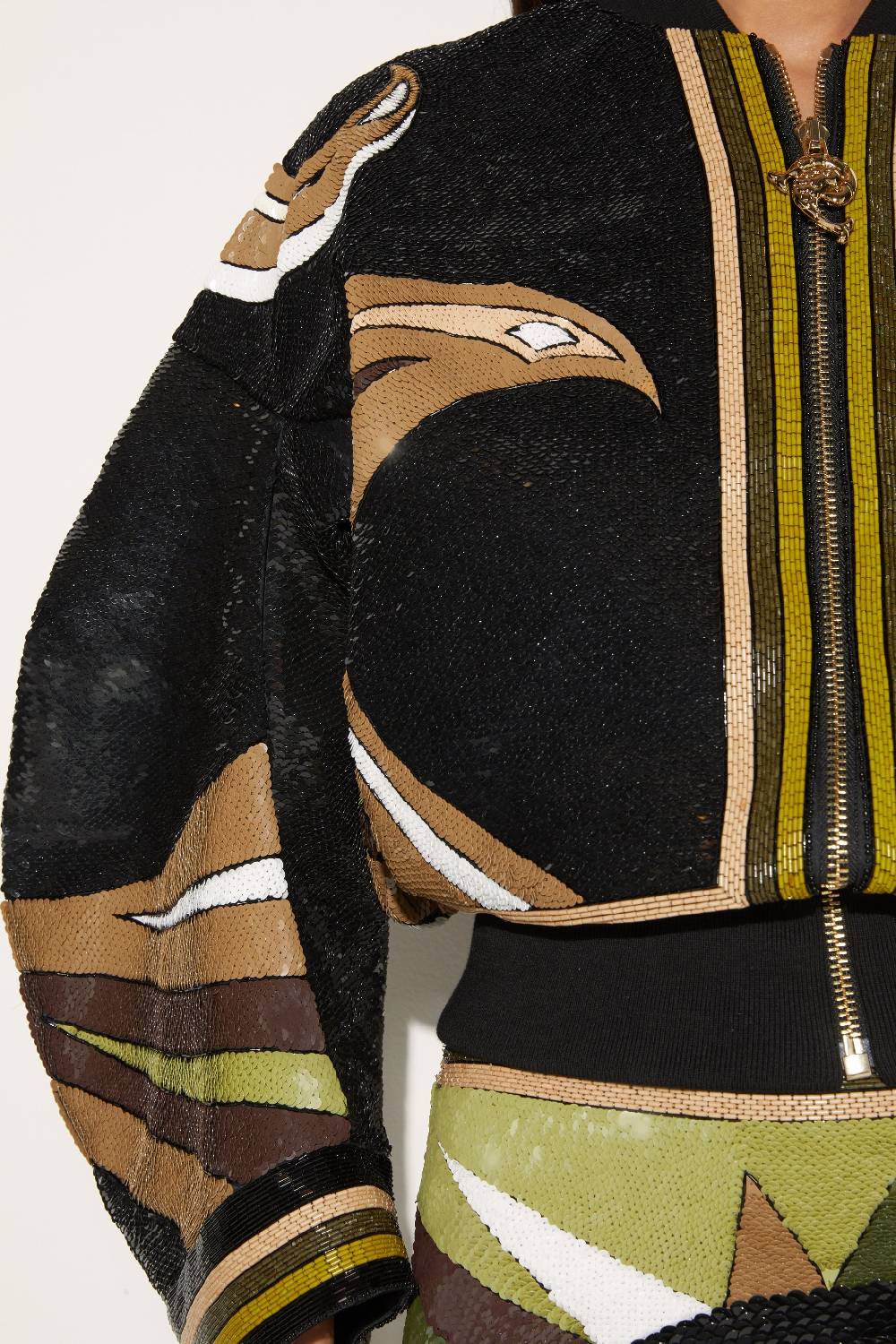 Pucci Bomber con motivo Cigni In Linea