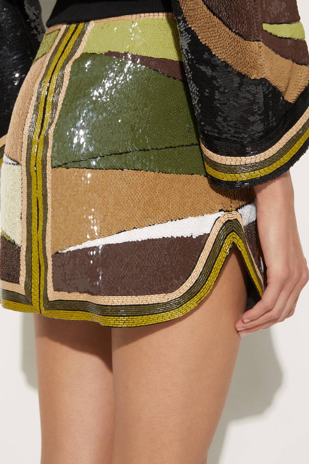 Pucci Minigonna con motivo Cigni Qualità