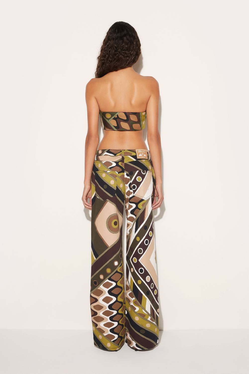 Pucci Top a fascia in seta con stampa Vivara Shopping Online