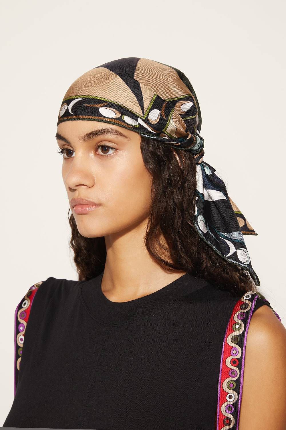 Pucci Foulard in seta con stampa Pesci Hotsell