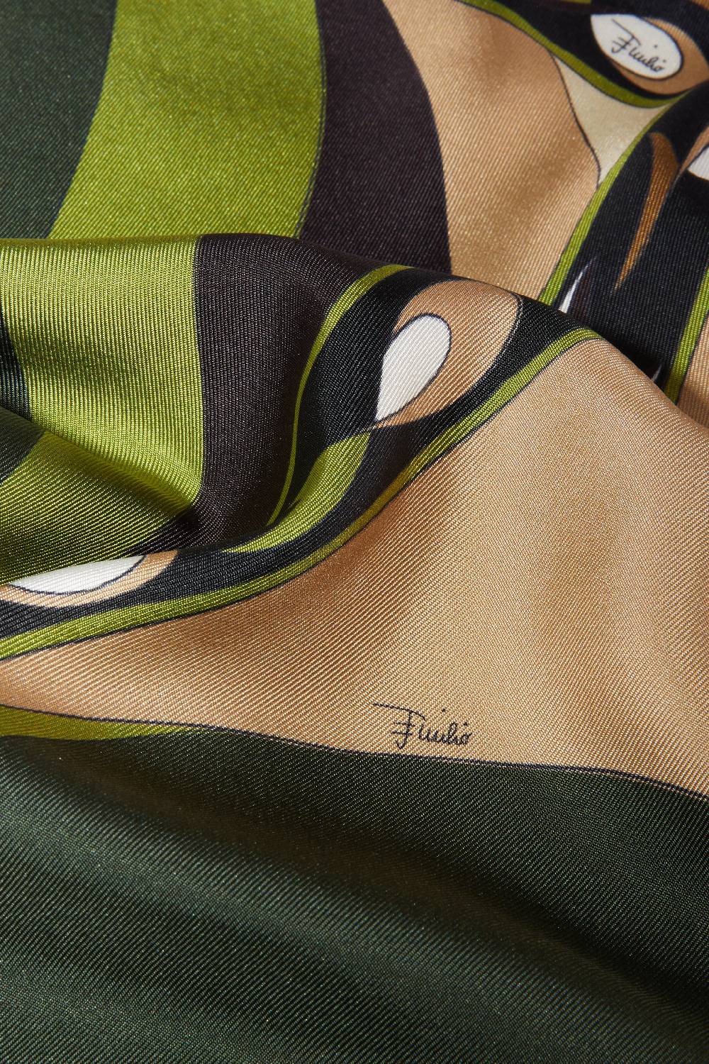 Pucci Foulard in seta con stampa Pesci Hotsell