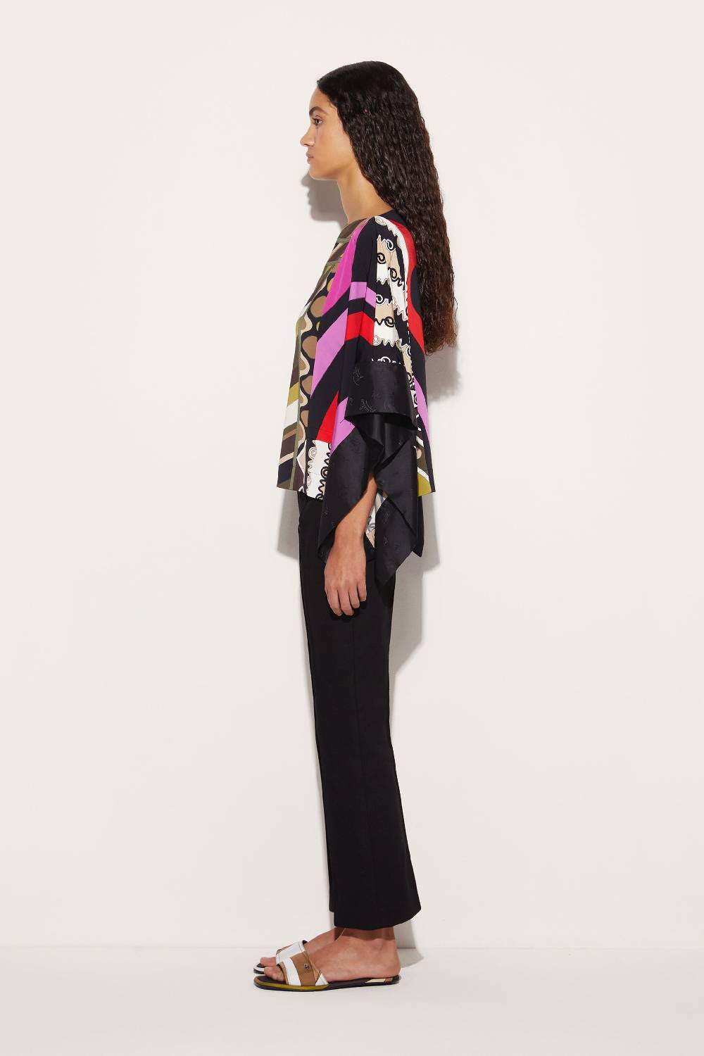 Pucci Kaftano con stampe patchwork Sconto di tempo limitato
