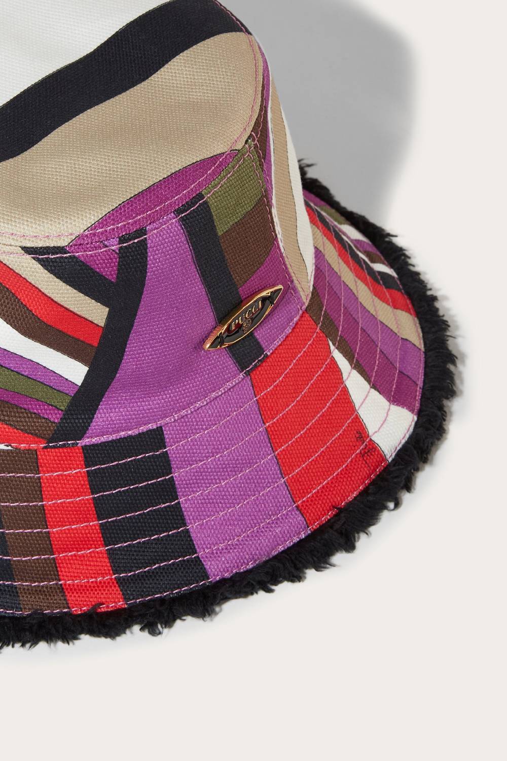 Pucci Cappello da pescatore con stampa Iride Negozio online di fabbrica