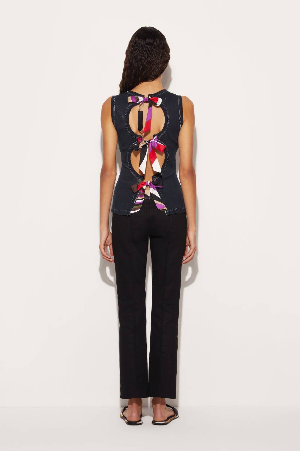 Pucci Canotta con stampa Marmo e cut-out Flash Sale