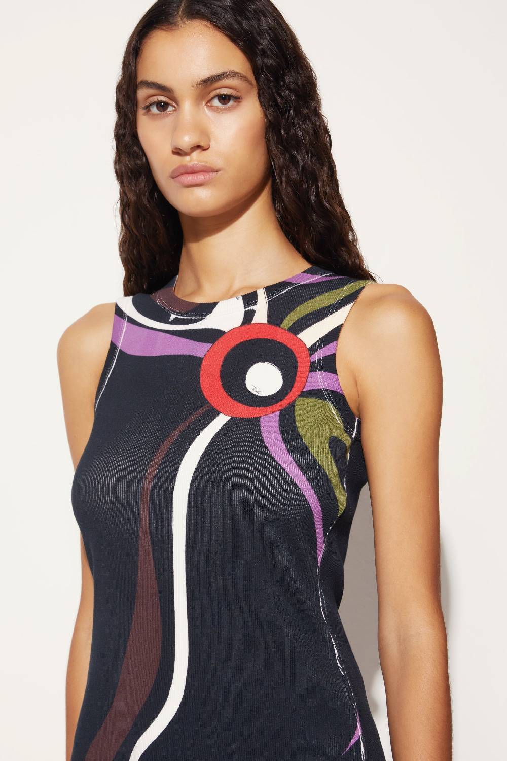 Pucci Canotta con stampa Marmo e cut-out Flash Sale
