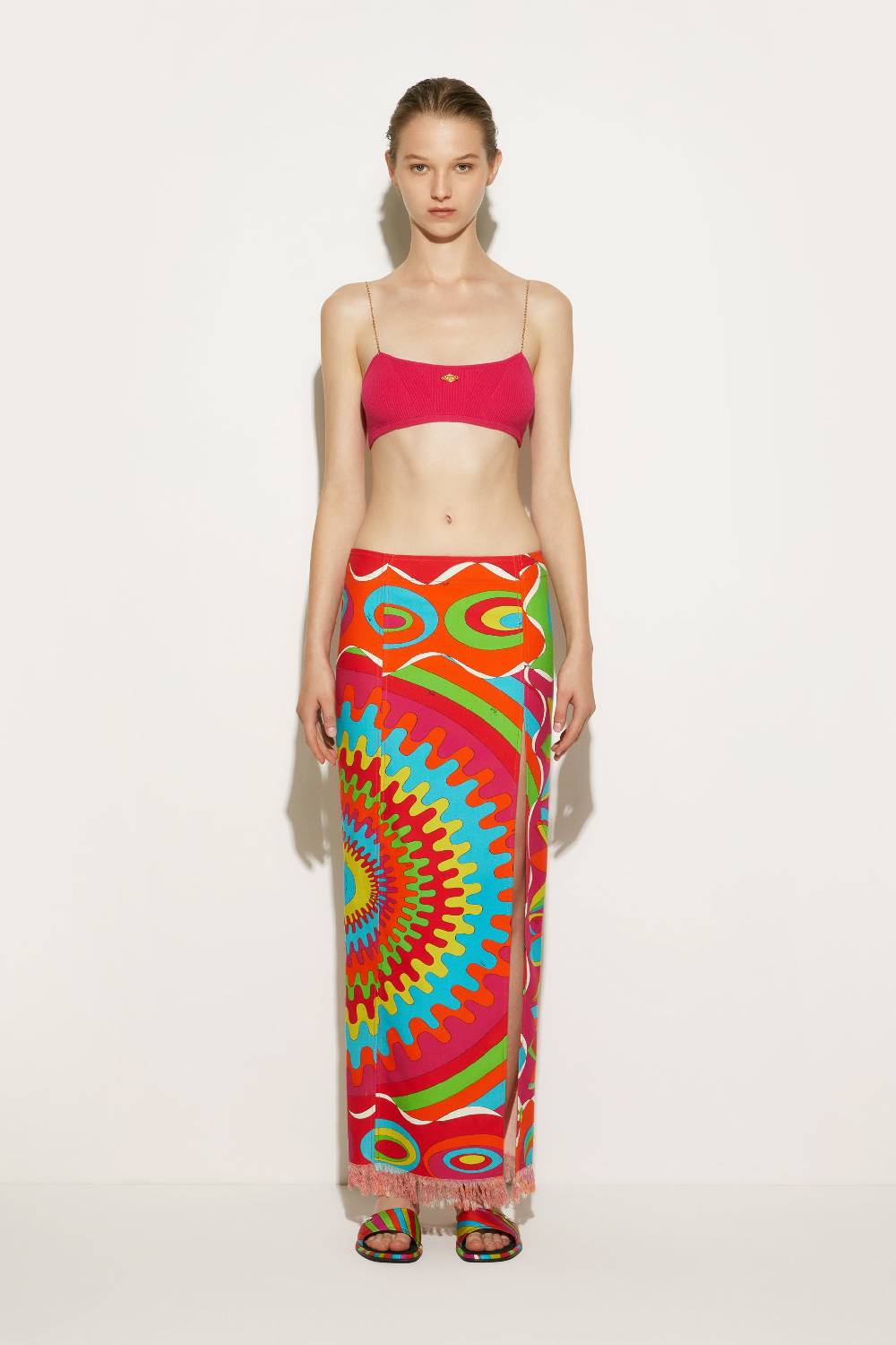 Pucci Top a fascia con spalline a catena Offerta Pasqua