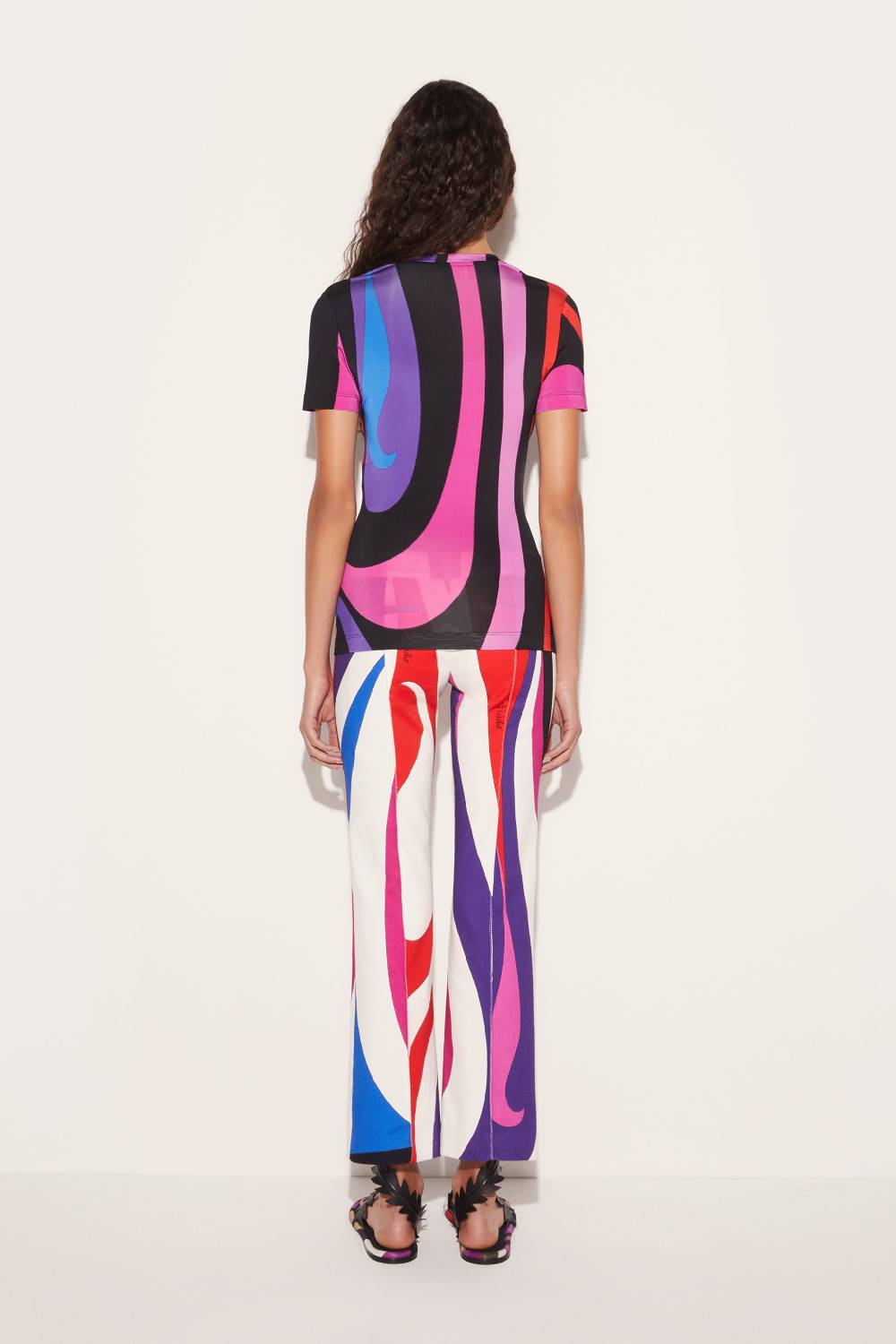 Pucci T-shirt con stampa Marmo Smaltimento dello stoccaggio