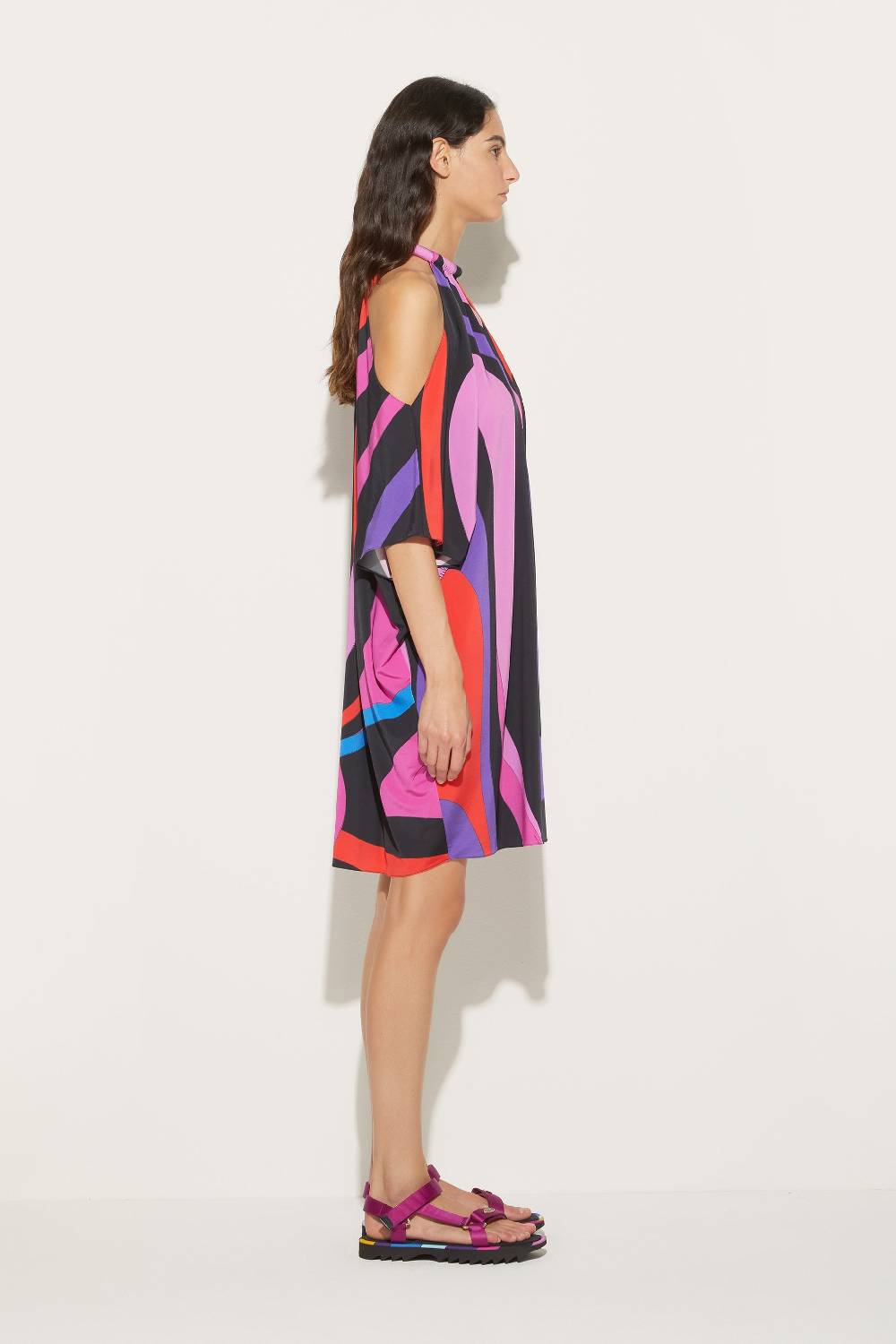 Pucci Abito kaftano con stampa Marmo Latest fashion