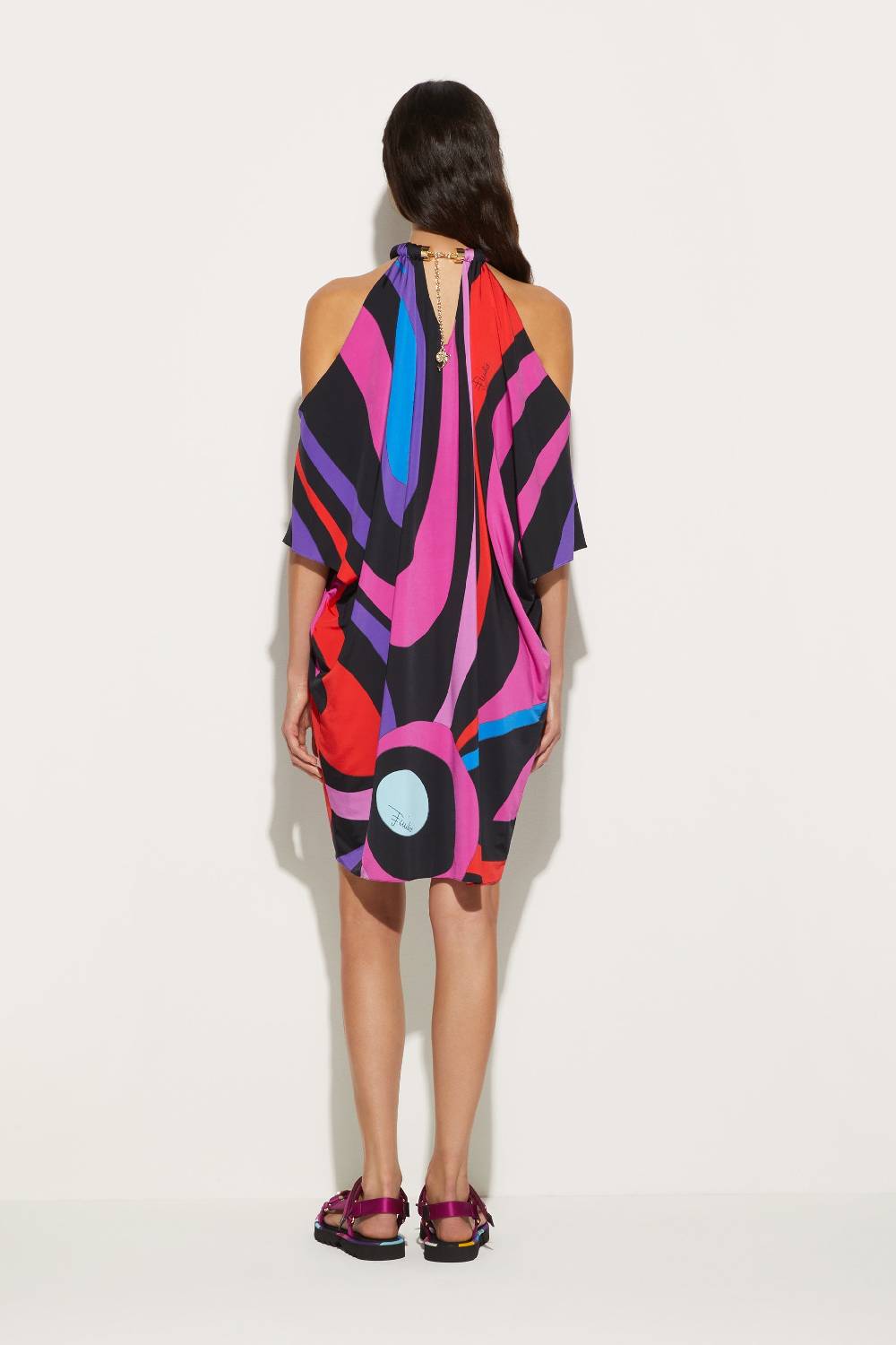 Pucci Abito kaftano con stampa Marmo Latest fashion